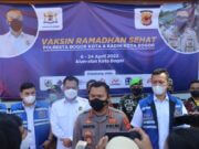 Kolaborasi Masiv Polresta dan Kadin Dalam Vaksin Ramadhan Sehat di Alun-Alun Kota Bogor