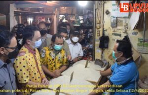 Panja DPR RI dan Wamendag Tinjau Stock Pangan Kota Bogor, Dirut Perumda PPJ : Masih Relatif Aman