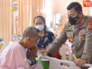Kapolresta Bogor Kota Jenguk Sopir Angkot yang Diselamatkan Satlantas
