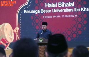 Halal Bihalal UIKA, Walikota Bogor Singgung Tiga Pilar Kembangkan Kota