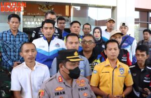 Polres Bogor Gelar Deklarasi Pembubaran Genk Motor di Kabupaten Bogor