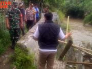 Intensitas Hujan Tinggi, Pinggiran Sungai Ciapus Tergerus Longsor
