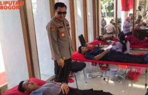 Jelang Hari Bhayangkara Ke 76, Polresta Bogor Kota Gelar Donor Darah di Alun-Alun Kota Bogor