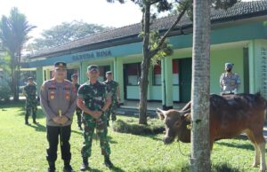 Berbagi Kasih Hari Raya Idul Adha 1443 H, Polresta Bogor Kota Serahkan Qurban Sapi di 4 Lokasi