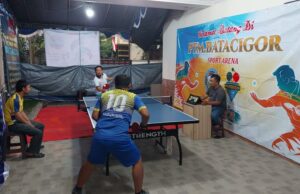 Gelorakan Semangat Olahraga di HUT RI Ke 77, PTM Batacigor Gelar Turnament Tenis Meja Antar Club Se-Bogor Raya