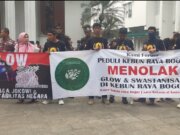 Forum Peduli KRB Gelar Aksi Jum’at Keramat Tolak Wisata Glow, Inilah 10 Tuntutannya