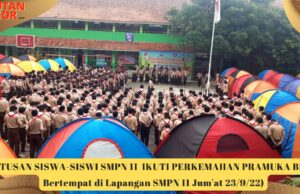Perkemahan Pramuka Blok SMPN 11 Kota Bogor, Sebagai Ajang Membentuk Generasi Berkarakter