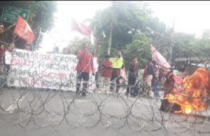 Tolak Kenaikan BBM dan RKUHP, IMM Bogor Gerudug Istana Bogor