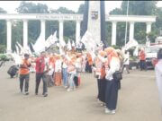 Ratusan Kader PKS Flashmob di Tugu Kujang, Tolak Kenaikan BBM Bersubsidi