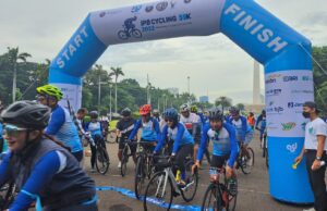 Tempuh Monas – Bogor, Ratusan Alumni Ikuti Gowes IPB Cylcling 59 K