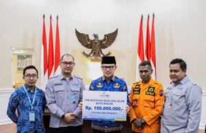 Peduli Bencana, BJB Cabang Bogor Serahkan Bantuan Dana Rp 100 Juta