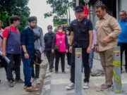 Walikota Bogor Sidak Pengerjaan Trotoar Pandu Raya, Hasilnya Kurang Detail