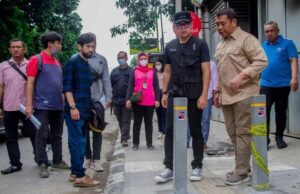 Walikota Bogor Sidak Pengerjaan Trotoar Pandu Raya, Hasilnya Kurang Detail
