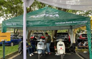 Sobat Expo Adira Finance, Stand Motor Vespa Tawarkan Cashback hingga Cicilan Bunga 0%
