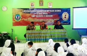 Bekali Dasar Kepemimpinan dan Berorganisasi, SMPN 11 Kota Bogor Gelar LDKS 2022