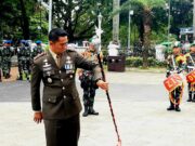 Dandim 0606 Kota Bogor Jadi Mayoret Marching Band Peringatan Hari Pahlawan ke 77