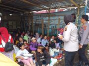 Polwan Polres Bogor Berikan Trauma Healing untuk Anak-Anak Terdampak Gempa Cianjur