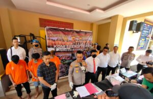 Pelaku Pembacokan dan Tawuran Antar Geng Motor Diringkus Polresta Bogor Kota