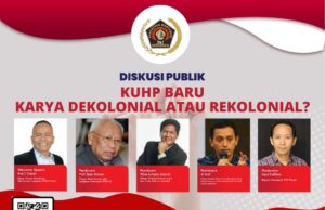 Diskusi Publik, KUHP Baru Tertinggal Dua Abad