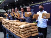 BNN RI Gelar Pemusnahan Barang Bukti Perdana Tahun 2023