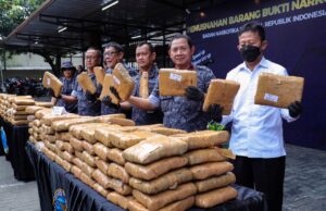 BNN RI Gelar Pemusnahan Barang Bukti Perdana Tahun 2023