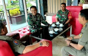 Kunjungi Mako Satpol PP Bogor, Kasubgar 0606 Jalin Silaturahmi dan Sinergitas antar Institusi