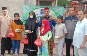 Melalui Pembagian Bansos, Ormas Gaza Kenalkan Diri untuk Masyarakat Kota Bogor