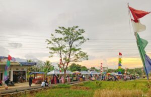 Keren dan Unik Bazaar Ramadhan Alam Lamping, Sajikan Aneka Kuliner Takjil dan Pemandangan Sawah serta View Gunung Salak
