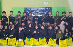 Raih Keberkahan dan Pererat Tali Silaturahmi, Perguruan Silat Elang Putih Berbagi untuk Sesama