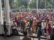 Ratusan Sopir Angkot se-Bogor Gerudug Balaikota Bogor, Tagih Janji Walikota