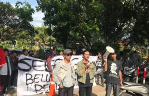 Puluhan Mahasiswa ISMAHI Korda Bogor Ontrog Mie Gacoan Pajajaran