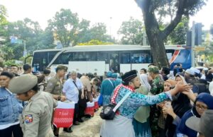 392 Calhaj Gelombang Pertama dari Kota Bogor Hari Ini Diberangkatkan Menuju Tanah Suci