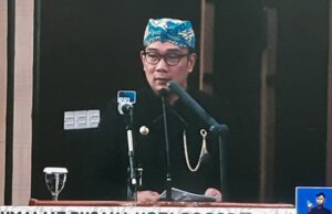 Hadiri HJB 541 Kota Bogor, Ridwan Kamil Pamitan
