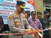 Warga Bojongkerta Gembira, Dapat Bantuan Instalasi Saluran Air Bersih dari Polresta Bogor Kota