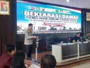 Deklarasi Damai Pemilu 2024, Kapolresta Bogor Kota : Mari Kita Jaga Semangat Toleransi dan Gotong Royong
