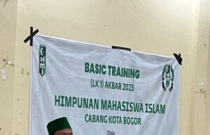 HMI Kota Bogor Digerumuti Mahasiswa Baru, Latihan Kader 1 Nyaris Tembus 200 Peserta