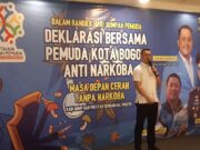 Deklarasi Pemuda Kota Bogor Anti Narkoba Bersama KNPI, Ini Pesan Kasat Narkoba Polresta Bogor Kota