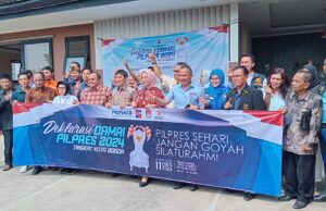 Gandeng Insan Pers, Peradi Kota Bogor Deklarasikan Damai Pilpres 2024
