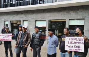 Diduga Serobot Lahan Tanahnya, Ahli Waris dari Atju Alias Acu Bin Marda Gerudug Kantor Perumahan Pakuan Hill