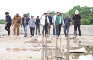 Sidak Proyek Pembangunan Pasar Modern Jambu Dua, Komisi III Sebut Progresnya Sudah Mencapai 82 Persen