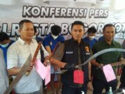Sat Reskrim Polresta Bogor Kota Amankan 7 Remaja Berikut Sajam dari Lokasi Berbeda, Dua Pelaku Terpaksa Diberi Hadiah Timah Panas Saat Berusaha Melawan Petugas