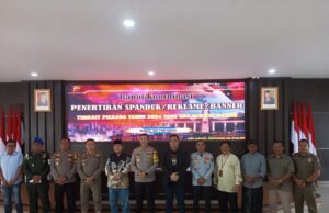 Polresta Bogor Kota Bersama KPU Kota Bogor dan Bawaslu Gelar Rapat Koordinasi Terkait Penertiban APK