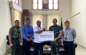 Korem 061 Suryakancana Menerima CSR dari BRI Branch Office Bogor Dewi Sartika