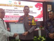 Program Inovatif SKCK Goes To School Polresta Bogor Kota Diganjar Penghargaan oleh Menteri PPPA