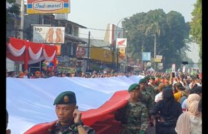 Semangat Nasionalisme Bergema di Kirab Merah Putih Kota Bogor 2024