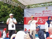 BRI Unit Cibinong Supervisi Kanca Cibinong Promosikan BRImo dalam Pesta Kemerdekaan