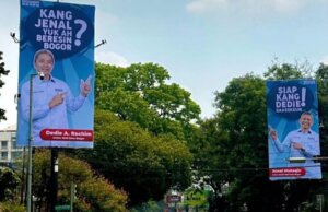 Strategi Unik! Billboard Dedie A. Rachim dan Jenal Mutaqin Menarik Perhatian di Jalan Padjadjaran