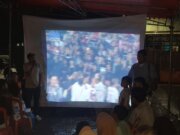 Antusiasme Warga Tanah Sareal Pecah di Nobar Timnas Bersama Sohib Rena Da Frina