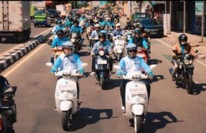 Guyub dan Harmonis, Relawan Kader Kawal Riding For Djuara Dedie-Jenal Bersama Puluhan Komunitas Bikers