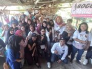 Relawan Sohib Rena, Hadirkan Tokoh Inspiratif Cawalkot Bogor Rena Da Frina, Tampung Aspirasi Emak-Emak di Kedung Badak